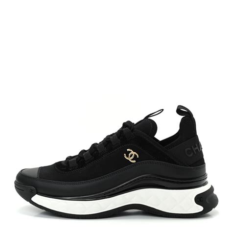 chanel calfskin and velvet sneakers price